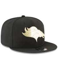 Black And Gold Hat New Era Denver Broncos O Gold 9fifty Snapback Cap In Black Gold Modesens Snapback Cap New Era Sports Fan Shop