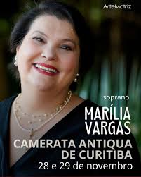 Marília Vargas e Anibal Mancini são solistas da Cantata e Oratório de Natal  de Johann Heinrich Rolle junto à Camerata Antiqua de Curitiba sob regência  de Peter Van Heyghen. Dias 12, 13