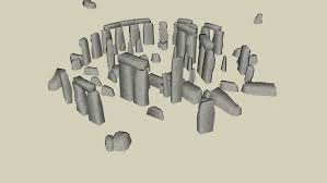 3d Warehouse View Model Stonehenge Standing Stone Prehistoric