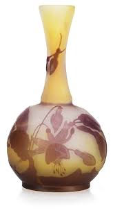 Art Nouveau Emile Galle Vase Galle Emile Galle Art Nouveau