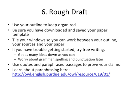 In fact, this first report is intended as a rough draft, the matrix of a. Rough Draft Of An Essay Vorku