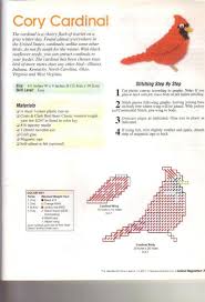 Free Cross Stitch Pattern Cardinal Bird Pin On Birds