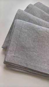 Grey Linen Napkins Grey Linen Dinner Napkins Classic Cloth Napkins Rustic Cloth Napkins By Flaxeneurope Gray Linen Napkins Rustic Napkins Table Napkins