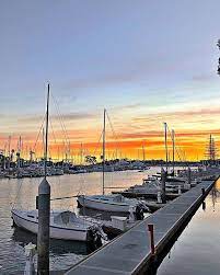 West Coast Sunsets Are Definitely Special Even The Basic Ones Sunsetlover Marinadelrey Yacht Y California Sunset California Adventure Yacht Life