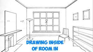 How To Draw The Inside Of A Room With 3 Point Perspective Techniques - Step  By Step Drawing Tutorial - How To Draw Step By Step Drawing Tutorials