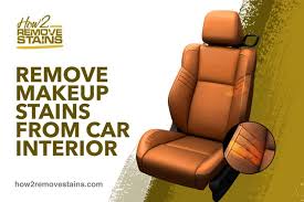 Create the solution by combining one gallon of hot water with one cup of vinegar into a bucket, and then add a little dish soap for good measure. How To Remove Makeup Stains From Car Interior Detailed Answer
