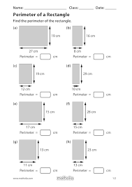 Perimeter Of A Rectangle In 2020 Play To Learn Area Worksheets Grade 5 Math Worksheets