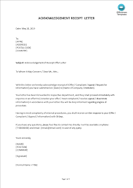 As with all types of notarization, acknowledgements can only be performed if the signing party appears before the notary public and confirms their identity. Kostenloses Acknowledgement Of Receipt Offer Letter