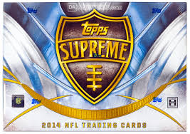 < back to the blog. 2014 Topps Supreme Football Hobby Box Da Card World