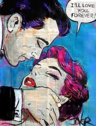 IT'S FOREVER (2020) Ink drawing by Loui Jover