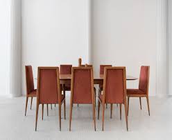 Vintage Giuseppe Scapinelli High Back Dining Chairs On Display At Espasso New York Dining Room Decor Brazilian De Dining Chairs High Back Dining Chairs Chair