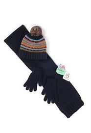 Erkek Cocuk Atki Bere Eldiven Takimi 8 12 Yas Lacivert Bere Eldiven Cocuk