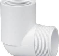 ~LASCO FITTINGS INC 412-015 1-1/2" MIPTxFIPT 90^ ELL~