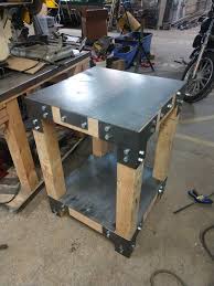 Set Of 8 For 4 X 4 Posts Heavy Duty Shop Table Pergola Etsy Welding Table Cnc Table Welding Tables