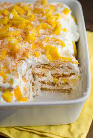 Recipe Mango Coconut Icebox Cake Recipe Mango Dessert Recipes Mango Dessert Desserts