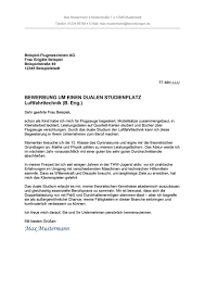 Masterstudiengänge haben oft andere (zum teil deutlich frühere) bewerbungstermine. Bewerbung Fur Ein Duales Studium Bewerbungen De