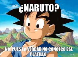 &que tipo de anime te gusta mas? Naruto Vs Goku Memes Home Facebook