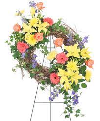 Celebration Of Life Standing Spray Flower Shop Network