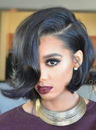 Hairstylist Anthony Elegant Black Bob Anthonycuts013 Anthonycuts013 349 99 Full Lace Wigs Lace Front Hair Styles Short Hair Styles Natural Hair Styles