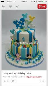 Bizcocho De Mickey Mouse Bizcocho De Micky Mickey Birthday Cakes Baby Mickey Cake
