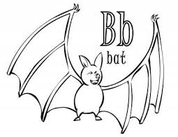 B Is For Bat Coloring Page Bat Coloring Pages Coloring Pages Abc Coloring Pages