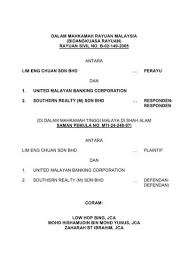 A power of attorney form (poa) is a legal document that authorizes a person to act as a representative for either an individual or organization. Rayuan Sivil No B 02 149 2005 Antara Lim Eng Chuan Sdn Bhd