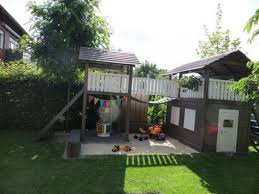 Obi Selbstgemacht Spielhaus Mit Wackelbrucke Turm Und Sandkasten Selbstgemacht Community Sandkasten Spielhaus Garten Gartenspielhaus