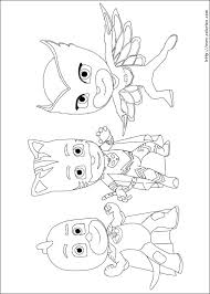 Imprimez les dessins romeo pyjamasques à colorier gratuitement. Coloriage Equipe Pyjamasques