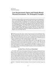 We did not find results for: Pdf Low Socioeconomic Status And Female Biased Parental Investment The Mukogodo Example