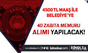 Always available, free & fast download. Sahinbey Belediyesi 4500 Tl Maas Ile 40 Zabita Memuru Alim Ilani Yayimlandi