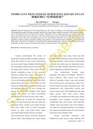 Peneliti ini menfokuskan pada pembuatan produk media pembelajaran berbentuk cd interaktif bagi siswa sd/mi kelas iv materi bangun ruang. Contoh Proposal Skripsi Animasi