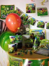 Plants Vs Zombies Party Supplies Birthday Happy Birthday Party Decorations Birthday Party Packs Zombie Party