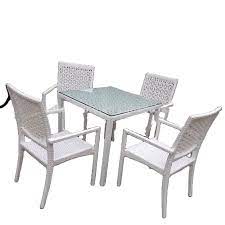 Same day delivery 7 days a week £3.95, or fast store collection. Value City Modern White Rattan Wicker Outdoor Garden Furniture Set 5 Pieces Table And Chairs Buy Modern Outdoor Furniture Garden Outdoor Furniture Outdoor Wicker Furniture Product On Alibaba Com