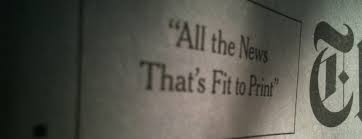 The new york times (nyt or ny times) is an american daily newspaper based in new york city with a worldwide readership. New York Times Public Editor Enough Of All The News Time For What S Fit To Print Columbia Journalism Review
