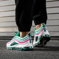 Nike Air Max 97 White Pink Blast Kinetic Green Black 921826 102 2 Os Nike Air Max Air Max 97 Air Max