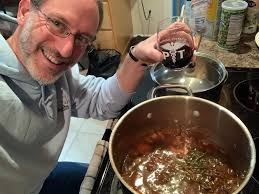 Snow's coming, perfect night for beef stew