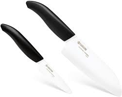 Kyocera kitchen knives chef knife 16cm blade 6 0 ceramic kitchen knives and. Amazon Com Kyocera Revolution 2 Piece Ceramic Knife Set 5 5 Inch 3 Inch Black White Paring Knives Kitchen Dining