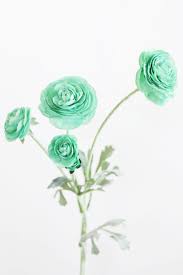 Artificial Flowers In Mint Green Mint Green Flowers Mint Green Wedding Flowers Ranunculus Flowers