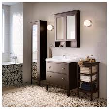 Bathrooms can be calm and relaxing, even on weekday mornings. Hemnes Bathroom Vanity Black Brown Stain Shop Ikea Ca Ikea