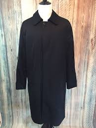 William Wallace Professional Apparel Black Trench Coat Patriot Teflon 42xl Euc Williamwallace Trench Trench Coat Black Seattle Fashion Apparel