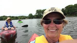 We tried again today and what a beautiful day for Becky’s first time in a  kayak. Easy in easy out it was a breeze right Becky? Cheri and I tried out  our life vest to see how we react when pulling that ...