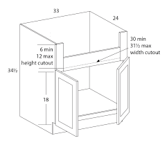 rta farmhouse sink base cabinet