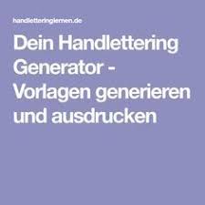 Die richtigen sketchnotes apps helfen dir dabei, passende bildvokabeln zu finden oder direkt digital zu sketchnoten. Dein Handlettering Generator Vorlagen Generieren Und Ausdrucken Lettering Lernen Handlettering Ausdrucken