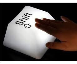White Shift Ctrl Esc Del Led Keyboard Desk Lamp Light Key Lighting Creative Lamps Unusual Lighting
