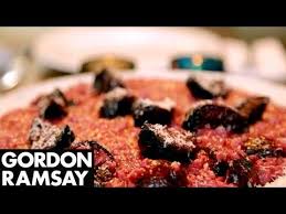 Courgette Amp Ricotta Bruschette With Beetroot Amp Thyme Risotto Gordon Ramsay Gordon Ramsay Recipes Gordon Ramsay Gordon Ramsay Recipe Ramsay