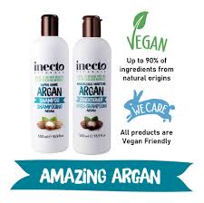 Шампоанът е обогатен с органично арганово олио. Inecto Naturals Canada Give Your Hair A Rich Nourishing Wash With Inecto Super Shine Argan Shampoo Infused With Pure Organic Argan Oil Your Tresses Will Be Left With A Beautifully Healthy