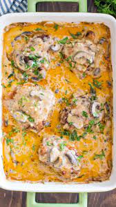 Creamy Chicken And Mushroom Casserole Video Sweet And Savory Meals Recipe Chicken Mushroom Casserole Chicken Recipes Casserole Casserole Recipes