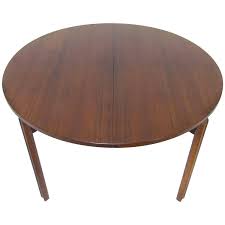 Stildomus Round Rosewood Dining Table With Butterfly Leaf Italy Circa 1960s Dining Table Rosewood Dining Table