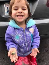 Granddaughter finds first rock in Spokane Valley