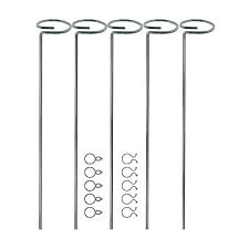 Sajy 5pack Garden Support Metal Single Stem Support Stick(wanan) | Fruugo IT